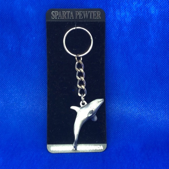 SPARTA PEWTER Whale Keychain - Picture 5 of 6